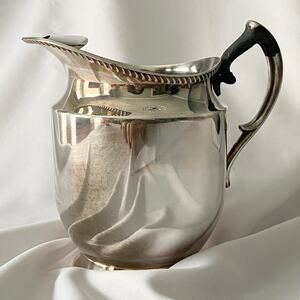 Vintage Silver Plated Water Pitcher by Poole Silver Co. - Elegant Tableware